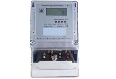 Residential Electric Meter Double Circuit With CT , Anti Tamper Single Phase Energy Meter