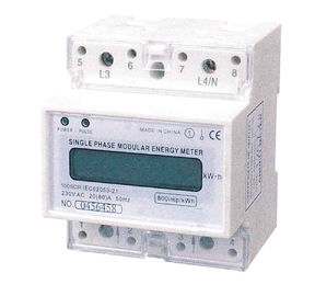 Three Phase Three Wires Din Rail KWH Meter Infrared Electric Meter with High Accuracy